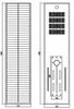 ওয়াটারপ্রুফ মোশন সেন্সর 9m 10m 120W ইন্ডাস্ট্রিয়াল সোলার স্ট্রিট লাইট