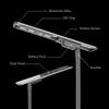 উচ্চ মানের আইপি 66 সৌর LED স্ট্রিট লাইট FCC Rygh-Fx-120W সঙ্গে