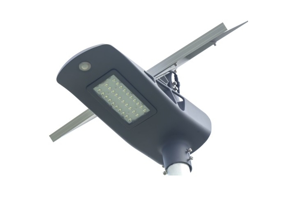 পৃথক জলরোধী হোয়াইট সৌর চালিত LED স্ট্রিট লাইট 30W OEM সেবা