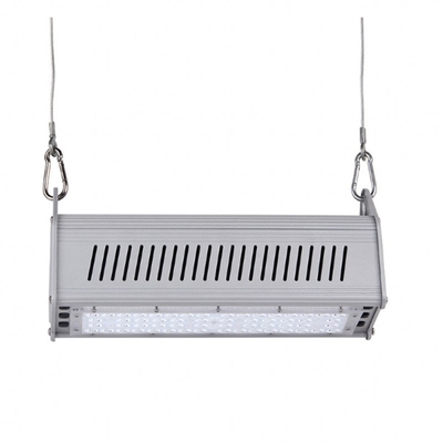 উচ্চ Lumen 50W নেতৃত্বে লিনিয়ার উচ্চ বে ফিক্সচার 130lm / w 353 × 144 × 115 মিমি