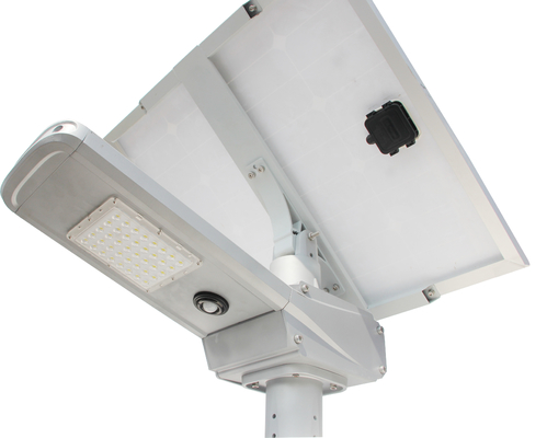 ওয়াটারপ্রুফ IP65 80W সৌর চালিত LED স্ট্রিট লাইট লিথিয়াম ব্যাটারি 12V / 480WH