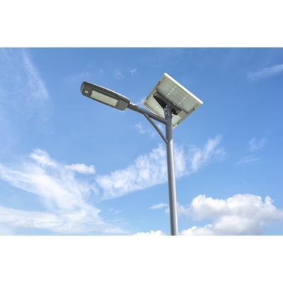 শক্তি সঞ্চয় সৌর চালিত LED স্ট্রিট লাইট IP65 9000lm এসএমডি 30W 40W 50W 60W