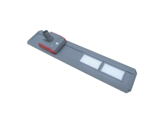 অল ইন ওয়ান সৌর চালিত LED স্ট্রিট লাইট আইপি 65 30 ডাব্লু 12 ভি 23 এএইচ লিথিয়াম ব্যাটারি