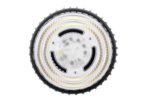 ডিওবি 2700-6500 কে ইউএফও উচ্চ বে হালকা 70CRI 100W 100lm / ডাব্লু অ্যালুমিনিয়াম হাউজিং