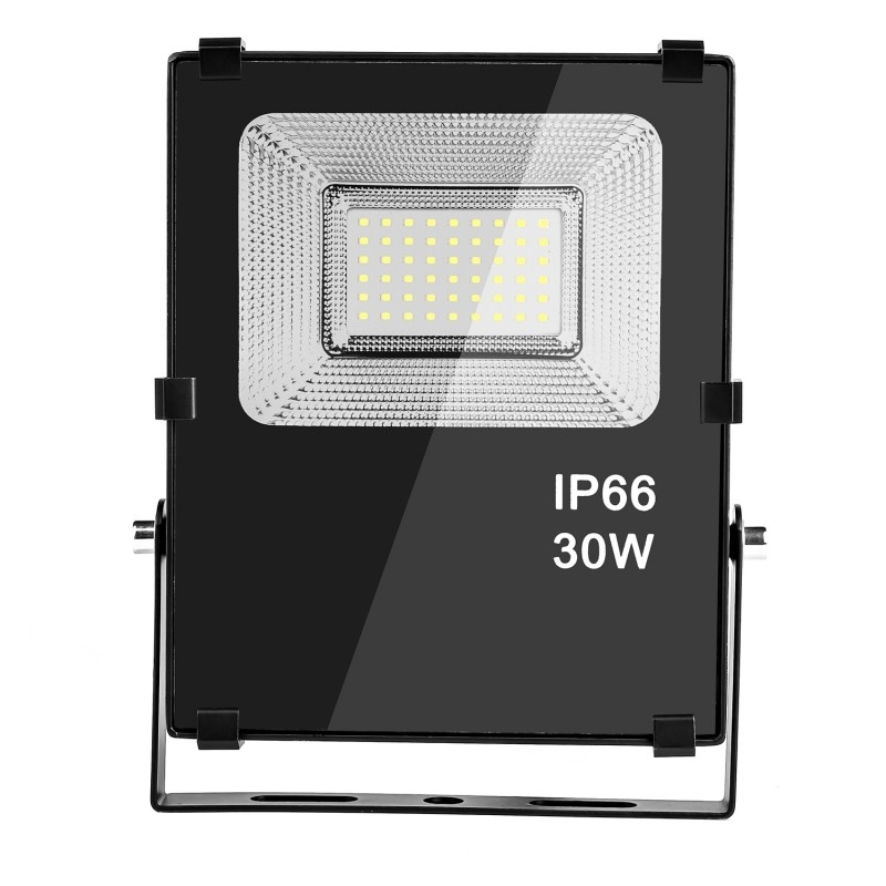 120 ° বিম এঙ্গেল ড্রাইভারহীন LED ফ্লুডলাইট এসি 220 ভোল্ট 30 ওয়াট 50000 ঘন্টা লাইফ টাইম