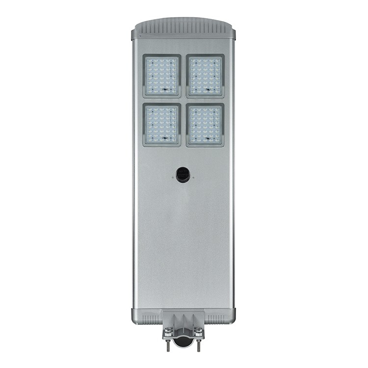 হাই লুমেনস সৌর চালিত আউটডোর স্ট্রিট লাইট 170lm / w 60W এসএমডি আইপি 65 রোডের জন্য
