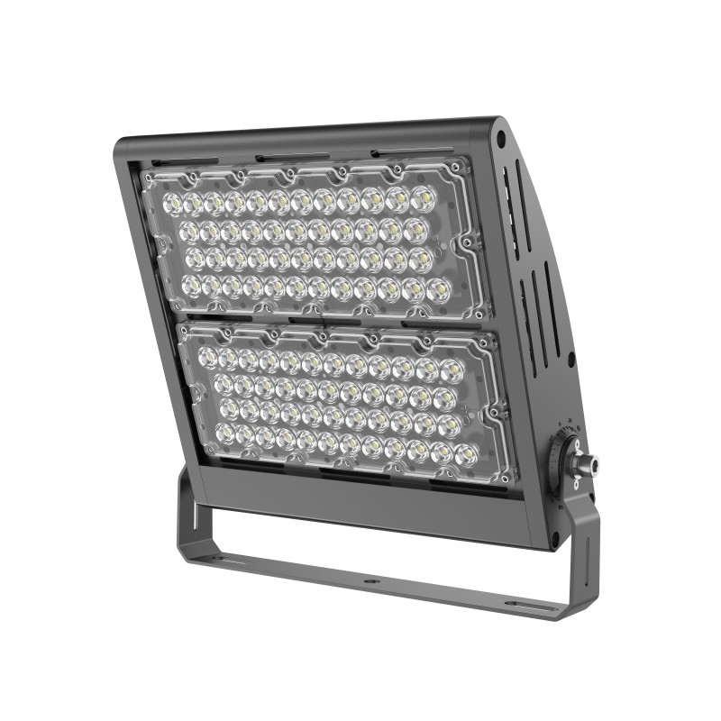 এসি 100-277V হাই পাওয়ার এলইডি ফ্লাড লাইটস DMX512 কন্ট্রোল আরজিবিডাব্লু মডিউল 200 ওয়াট