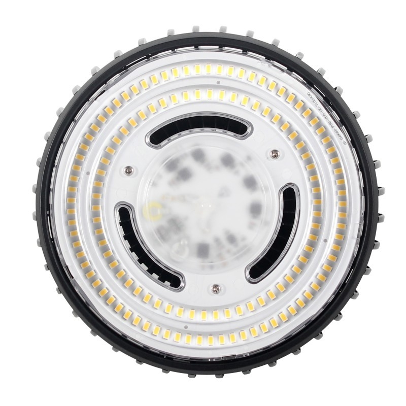 IP65 80W ইউএফও এলইডি হাই বে হালকা, E27 E39 E40 বেস নেতৃত্বে ওয়্যারহাউস লাইট 8000lm